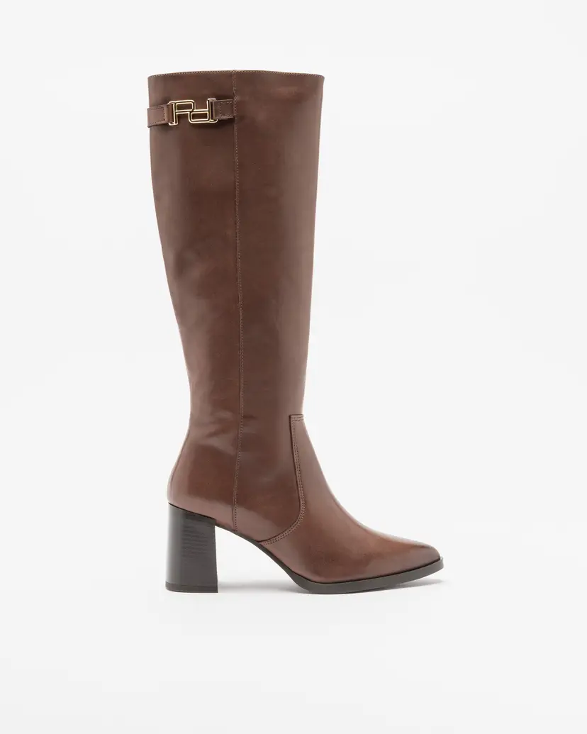 PROF PROF P2593 Brown Knee high boots