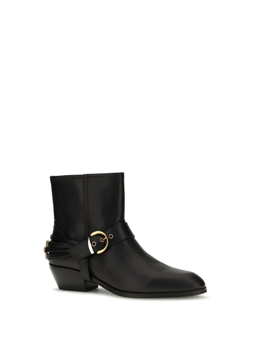PINKO PINKO Cowboy/biker støvler – Svart