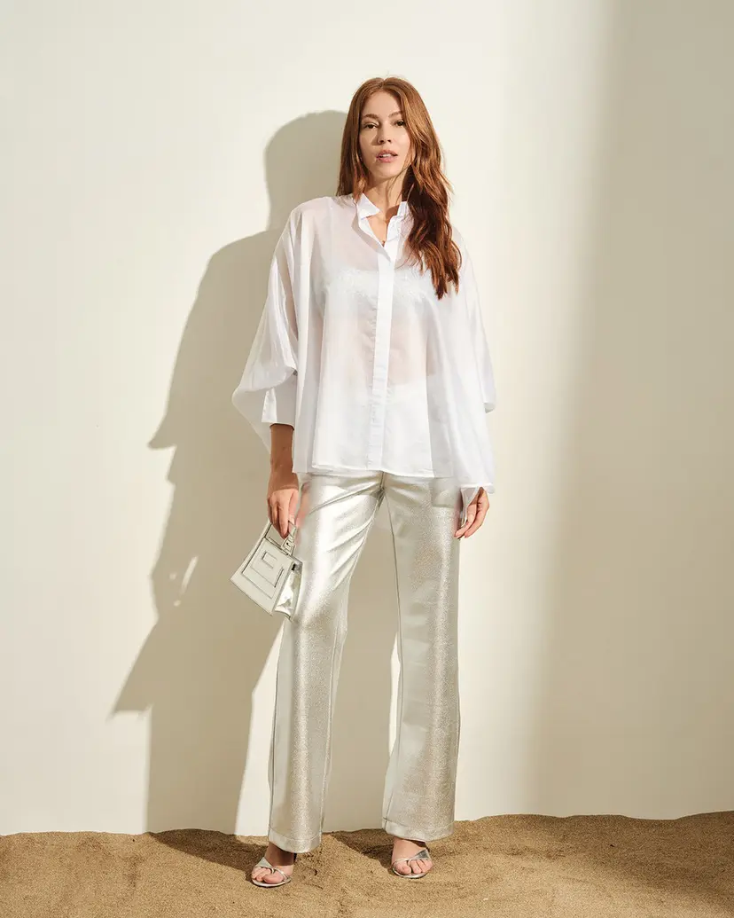Jijil Jijil JPE26BL123 White Shirt