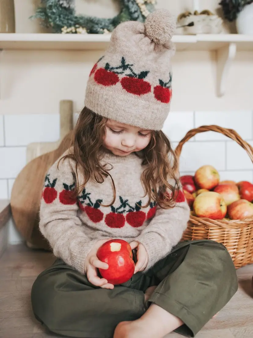 Fliink Fliink Ull Star Apple Beanie Knit Sandshell