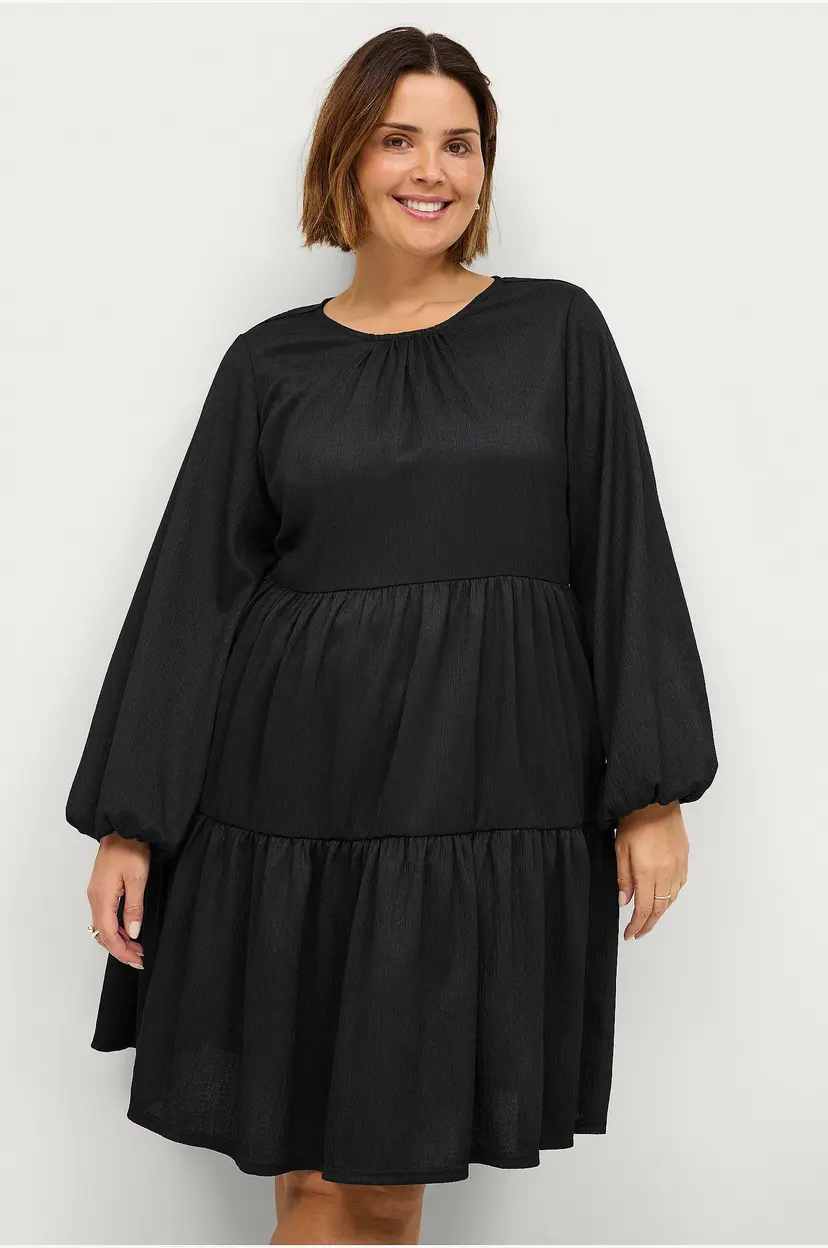 Ellos Plus collection Kjole Stephanie - Svart