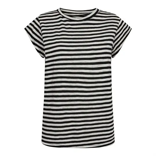 Liberté essentiel Liberté - Ulla Stripe T-shirt - Black White