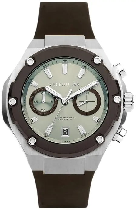 Cerruti Cerruti 1881 Dameklokke CIWGO2206101 Blå/Gummi Ø34 mm
