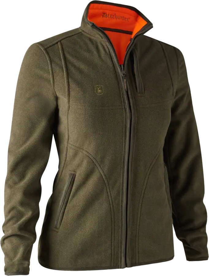Deerhunter Deerhunter Lady Pam Bonded Fleece Jacket Reversible Orange