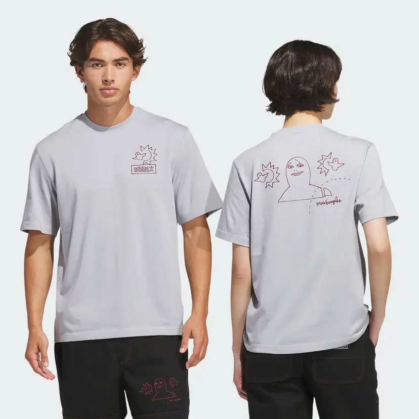 Adidas SKATEBOARDING x MARK GONZALES NOT AMUSED T-SKJORTE