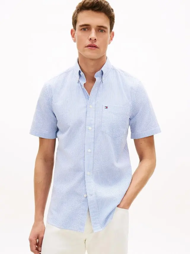 Tommy Hilfiger SEERSUCKER BENGAL STRIPE SHIRT