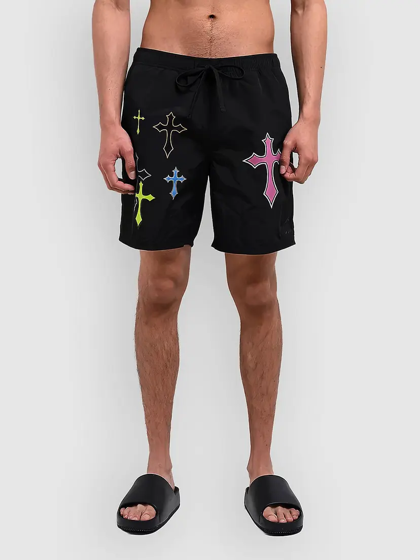 Ninth Hall Ninth Hall 18" Crosses Boardshorts svart