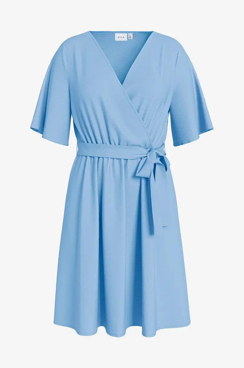 Vila Kjole viJosa 2/4 Wrap Dress - Blå