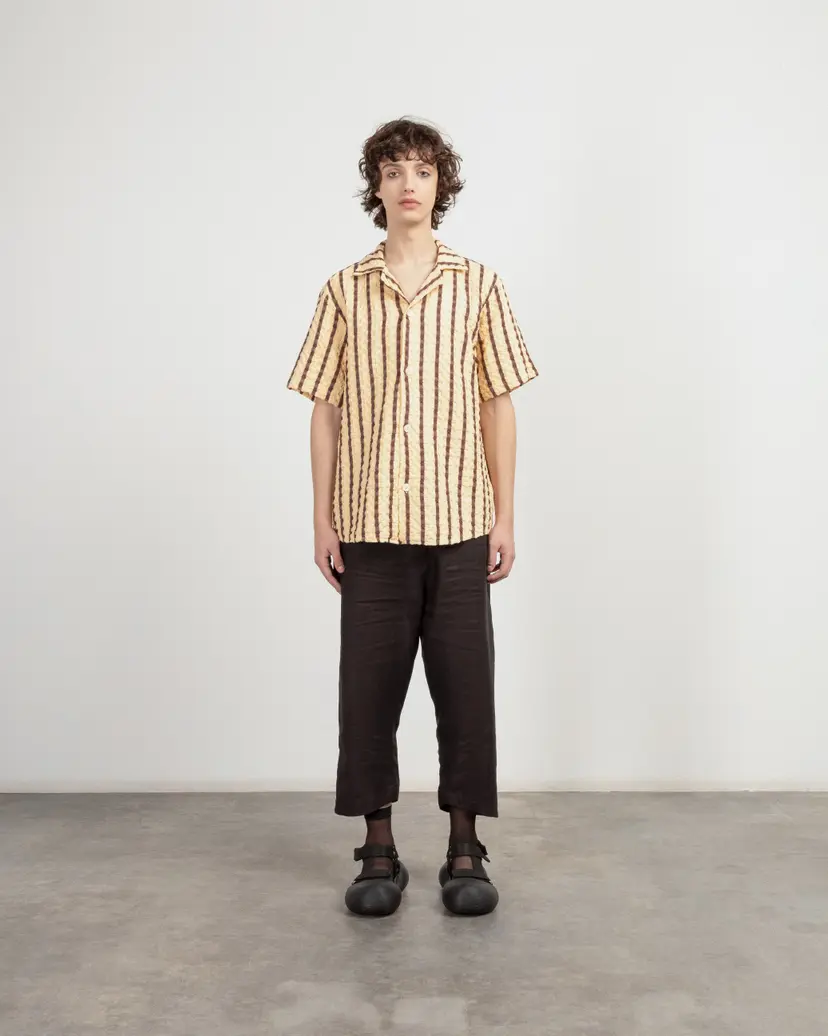 Oas OAS 7006-06 Beige Short sleeve shirt