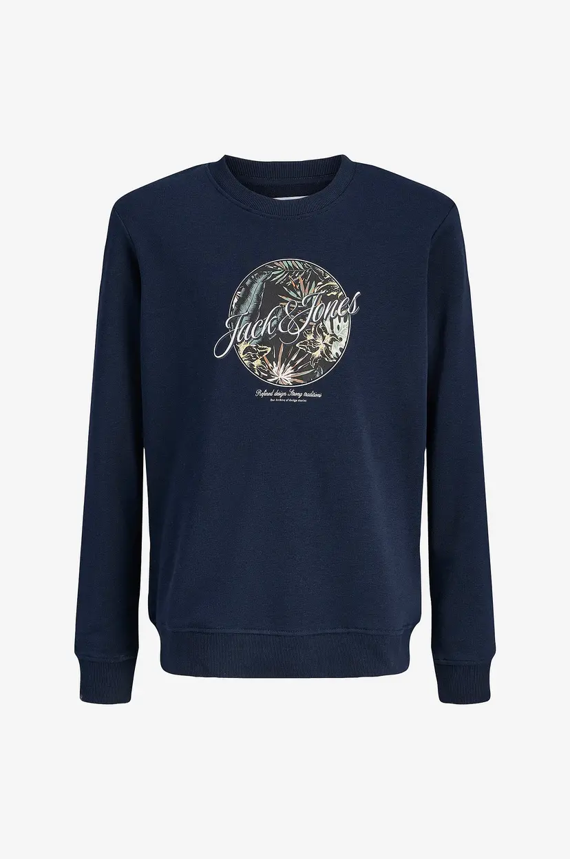 Jack & Jones Junior Sweatshirt jjonolulu Sweat Crew Neck Jnr - Blå