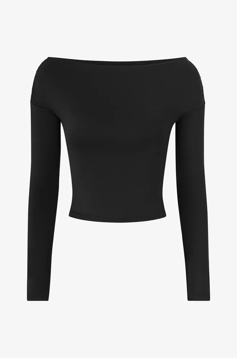 Gina Tricot Topp Off Shoulder - Svart