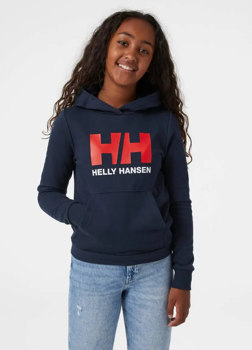 Helly Hansen Helly Hansen Jr HH Logo Hoodie 2.0 Navy (140 / 10 år)