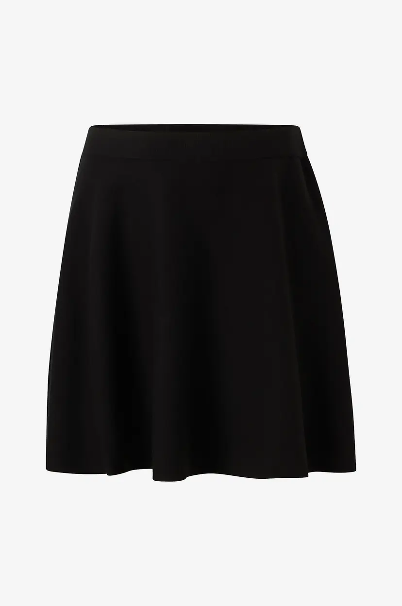 Y.A.S Skjørt yasFonny HW Knit Skirt - Svart
