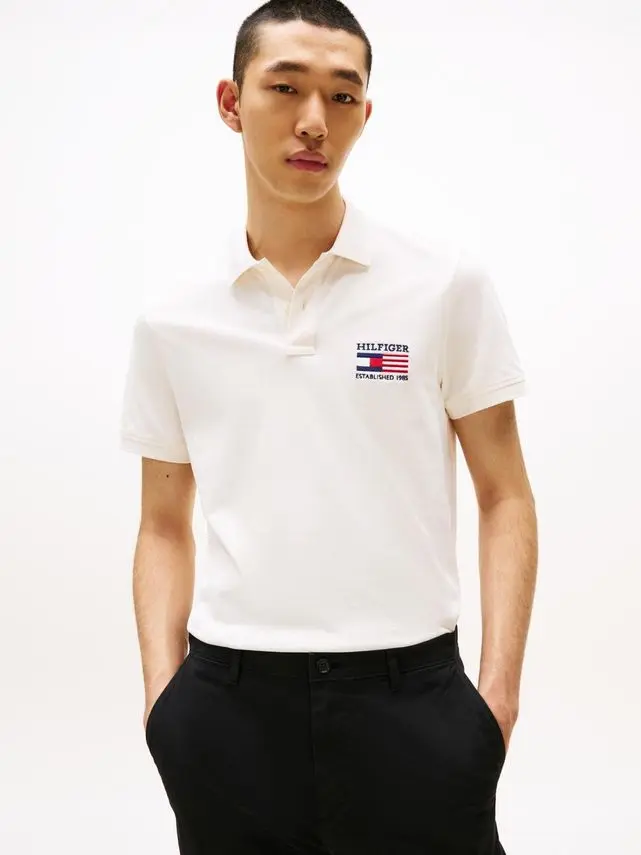 Tommy Hilfiger HILFIGER FLAG REG POLO