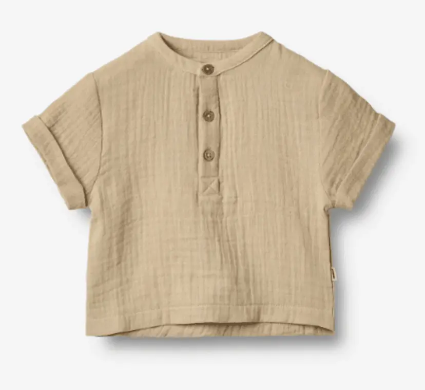 Wheat Wheat, Skjorte S/S Svend, Soft sand