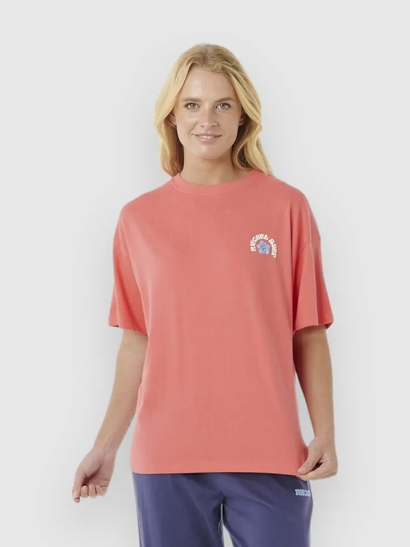 Rip Curl Rip Curl Luxe Surf Heritage T-skjorte rosa