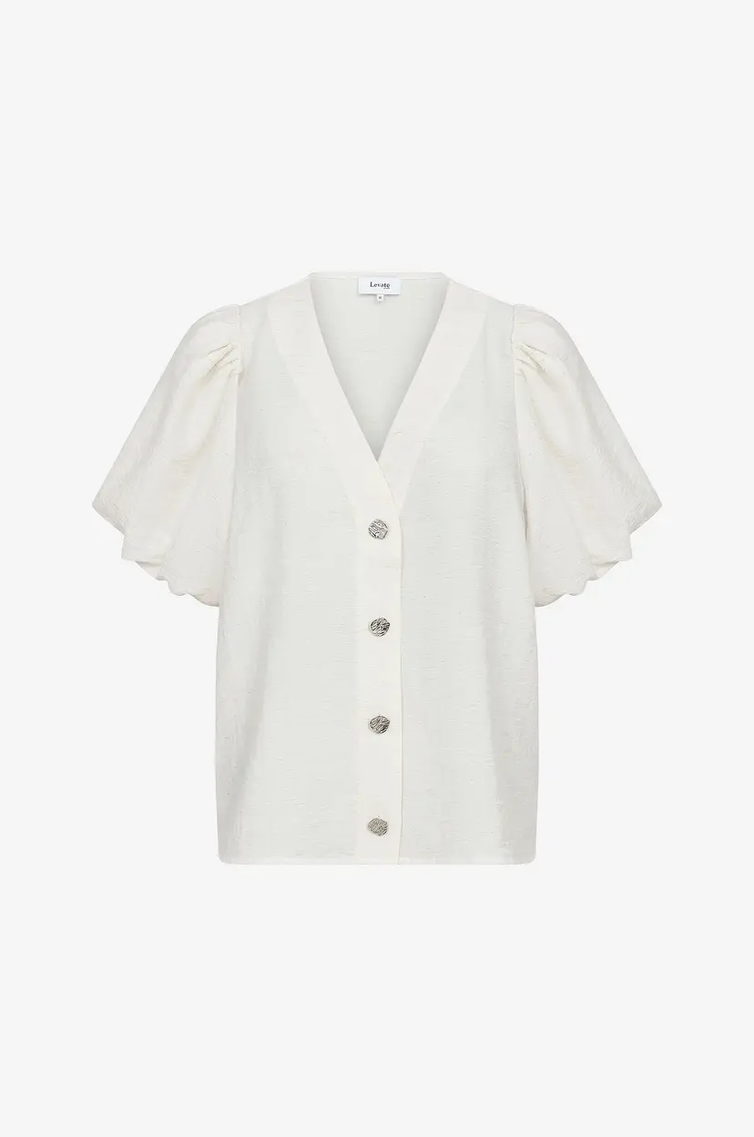 Levete Room Bluse Lr-palina 2 - Hvit