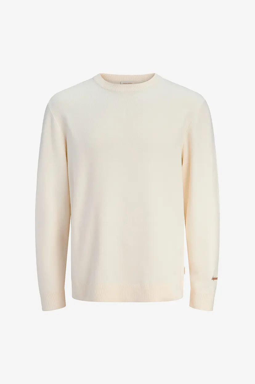 Jack & Jones Junior Pullover jorNorrebro Light Knit Crew Neck JN - Hvit
