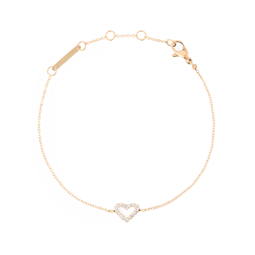Daniel Wellington Rose Gold Bracelet Mirelle Heart | DW