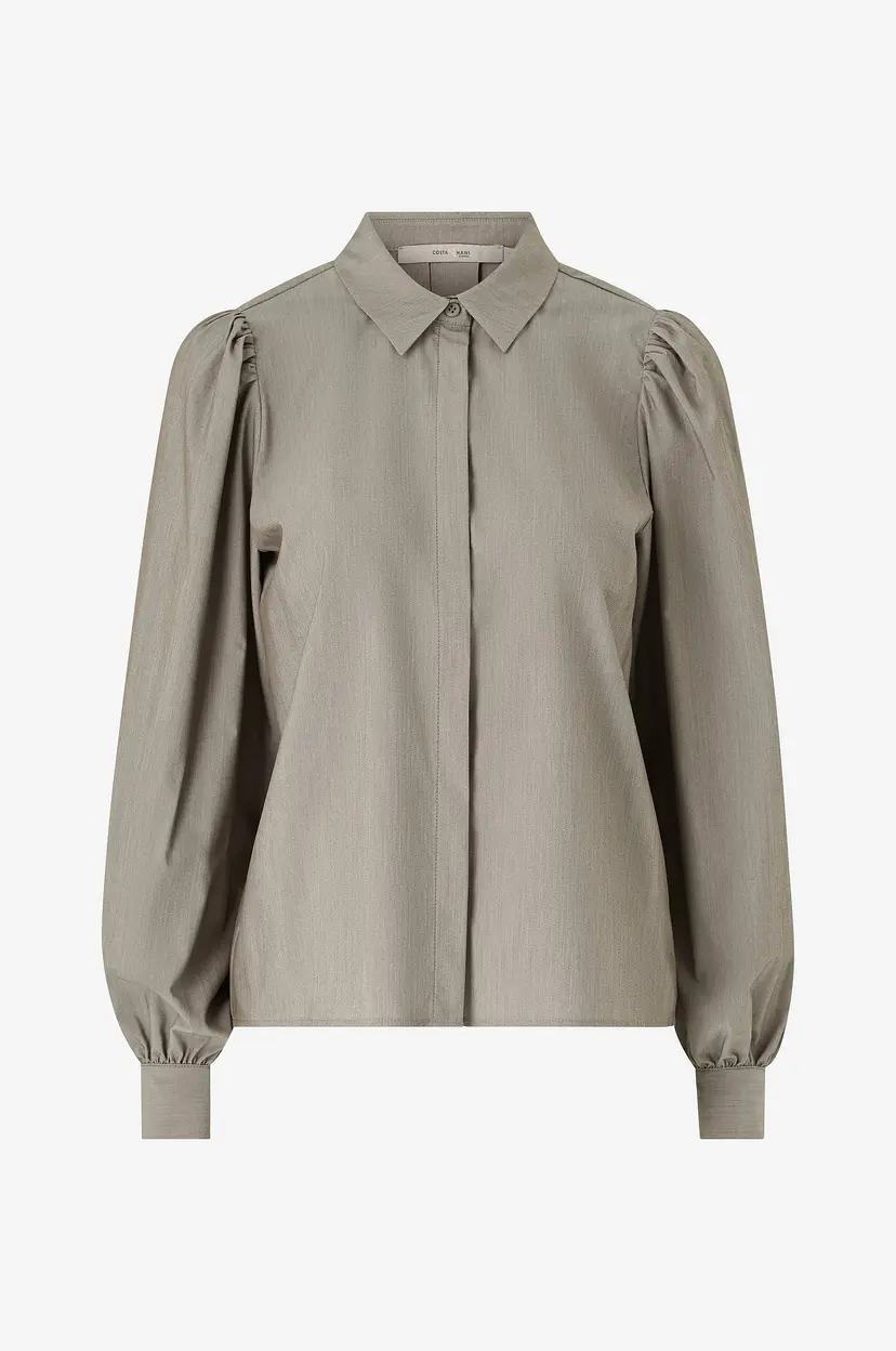 Costamani Bluse Judith Shirt - Brun