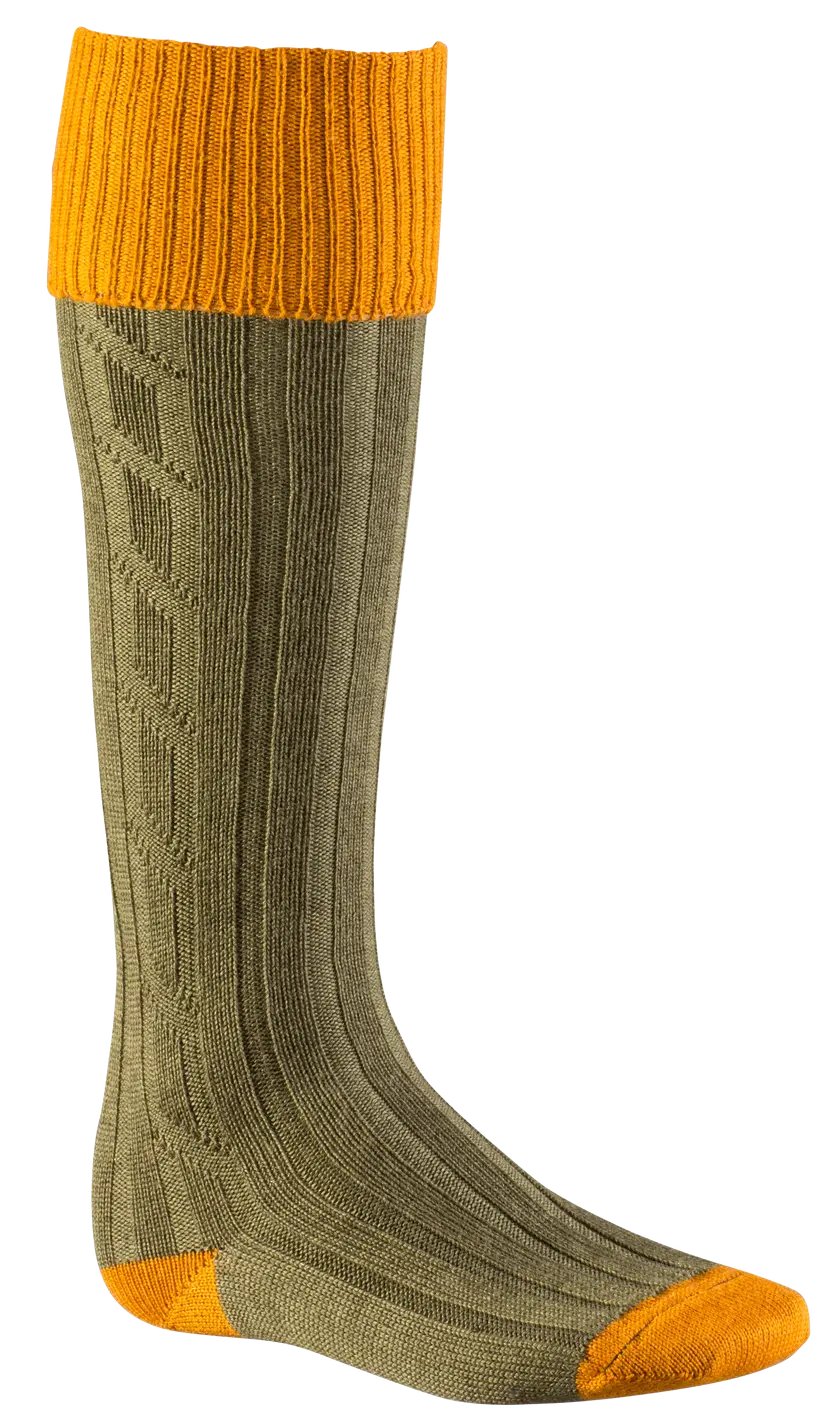 Alan Paine Alan Paine M's Shooting Sock Ochre/Olive