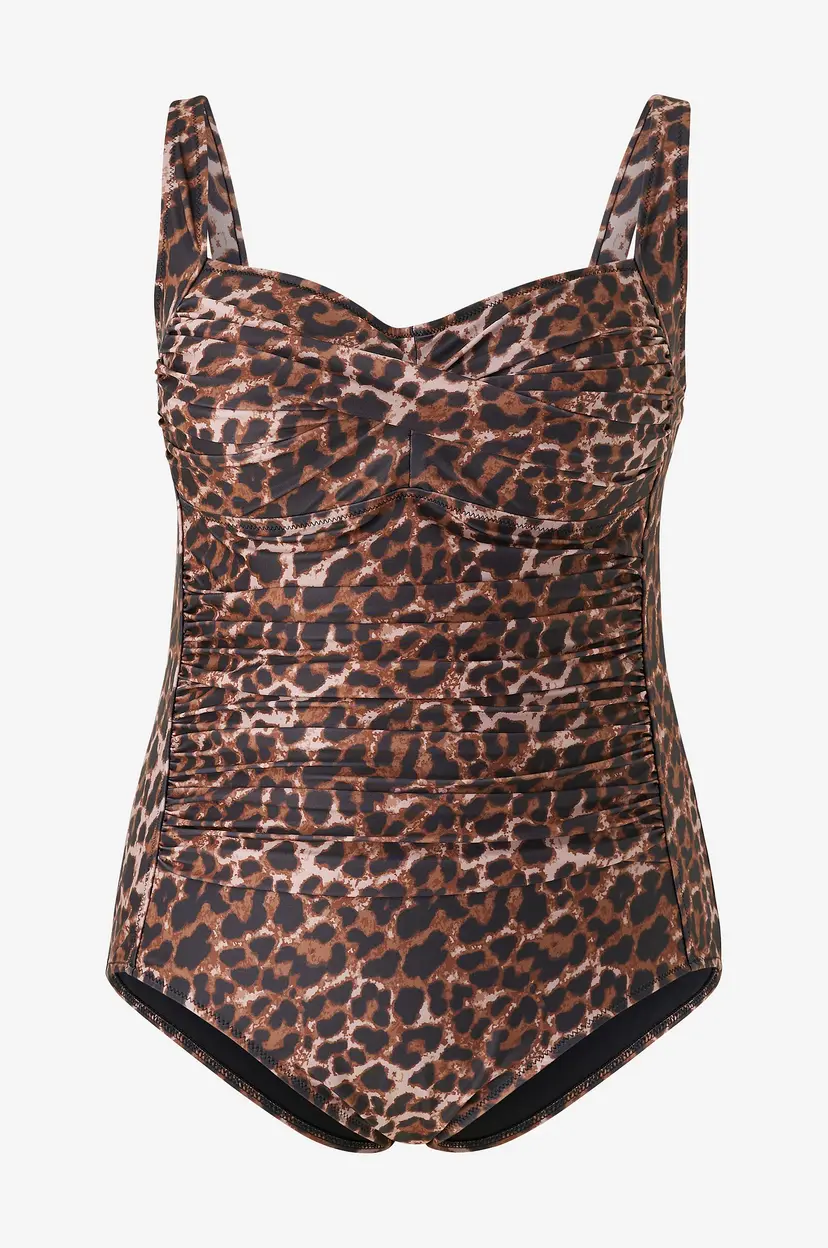 Zizzi Badedrakt sZagreb Sp Swimsuit - Brun