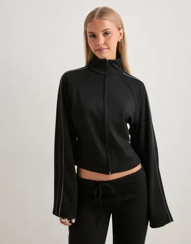 Nelly Nelly - Svart - Track Zip Jacket