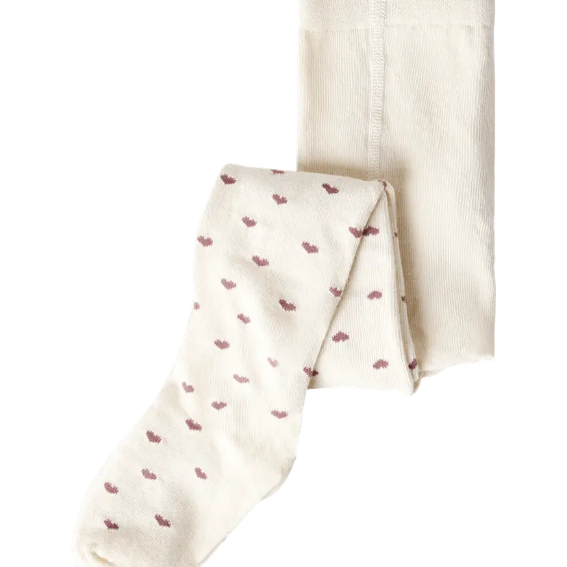 Lil`Atelier Lil' Atelier - Strømpebukse Freba Turtledove/ Withered Rose