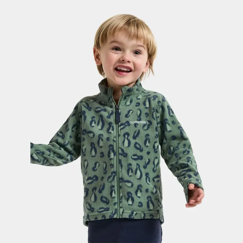 Didriksons Monte Printed Kids' Full-Zip