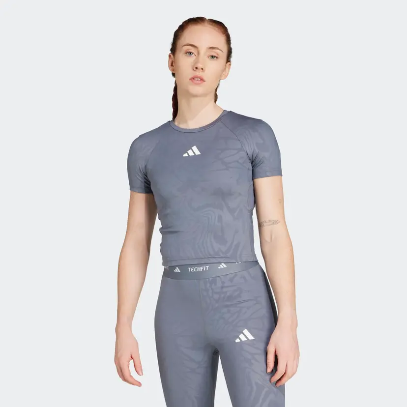 Adidas Techfit Printed T-skjorte