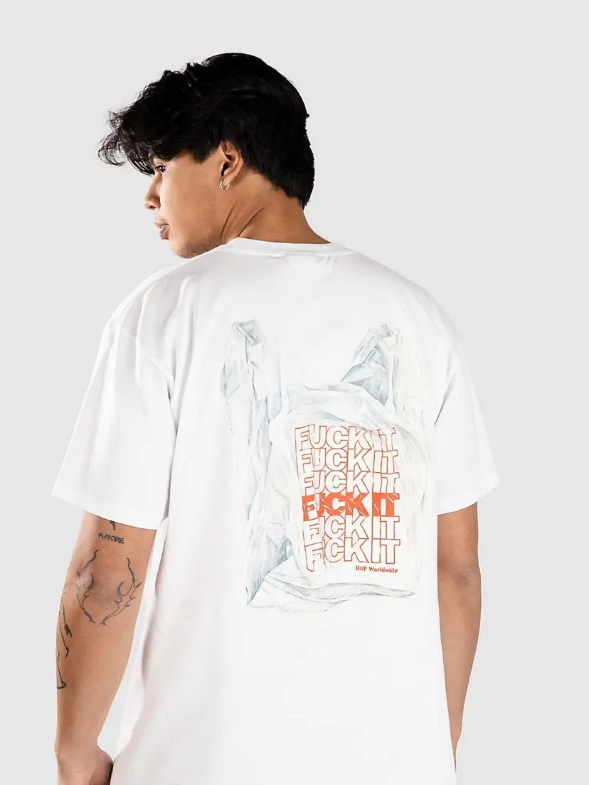HUF HUF Merida T-skjorte hvit