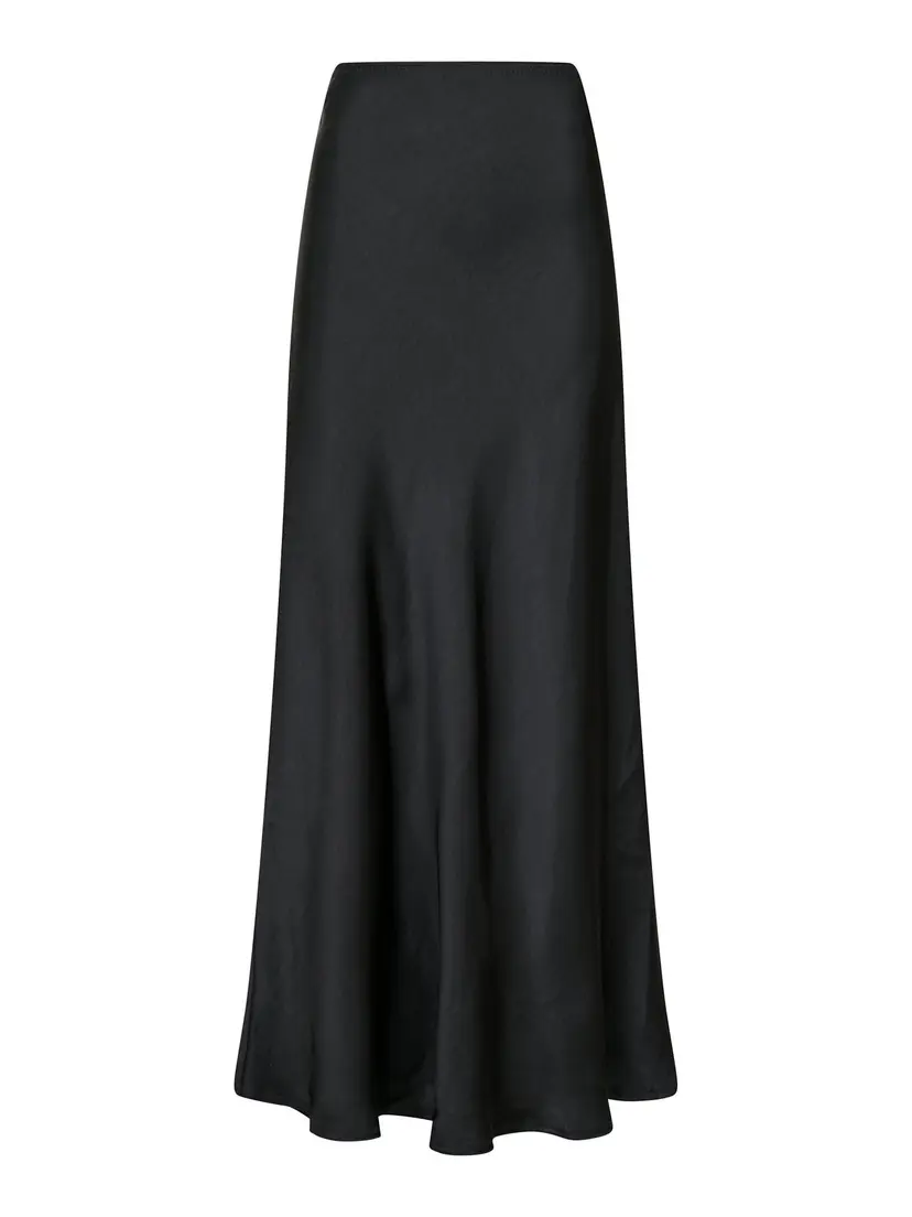 Neo Noir Vicky Heavy Sateen Skirt Black - S