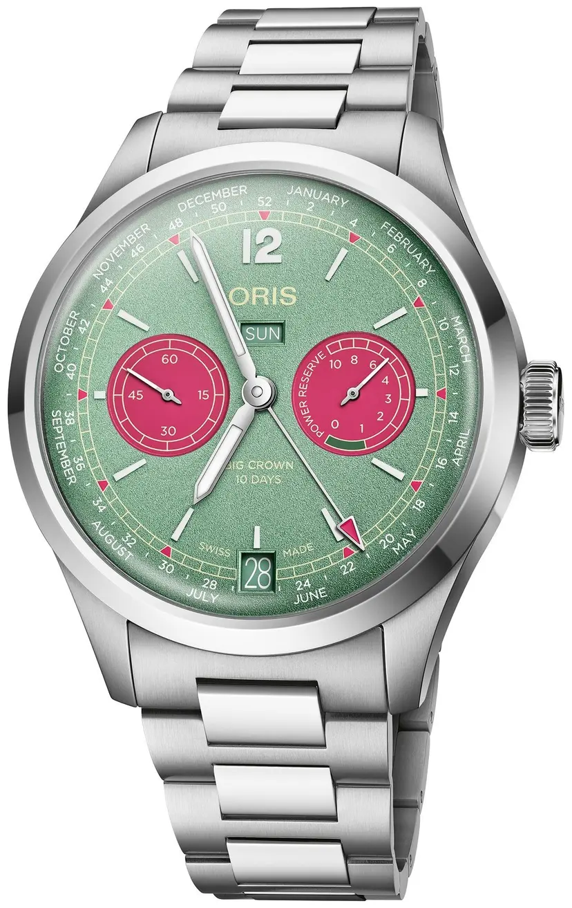 Oris Oris Herreklokke 01 113 7800 4057-07 8 21 06 Big Crown Grønn/Stål