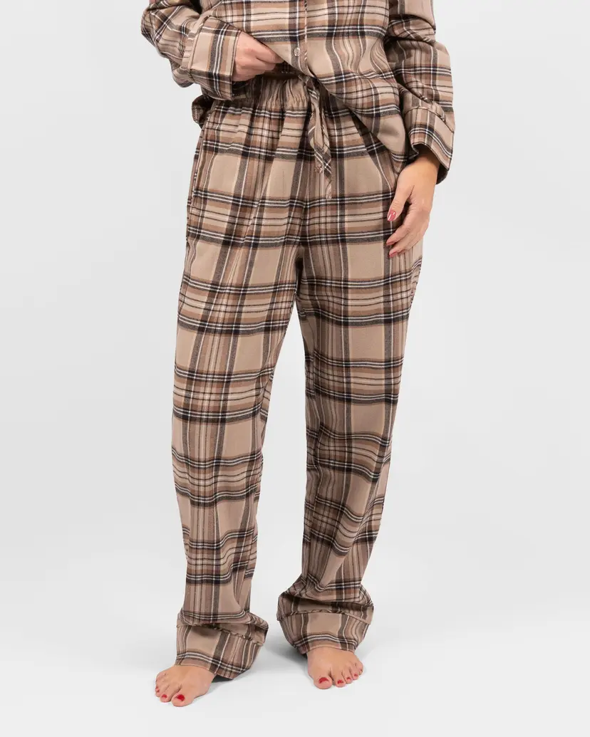 Nanjing Softex Selma Beige Flannel Pants