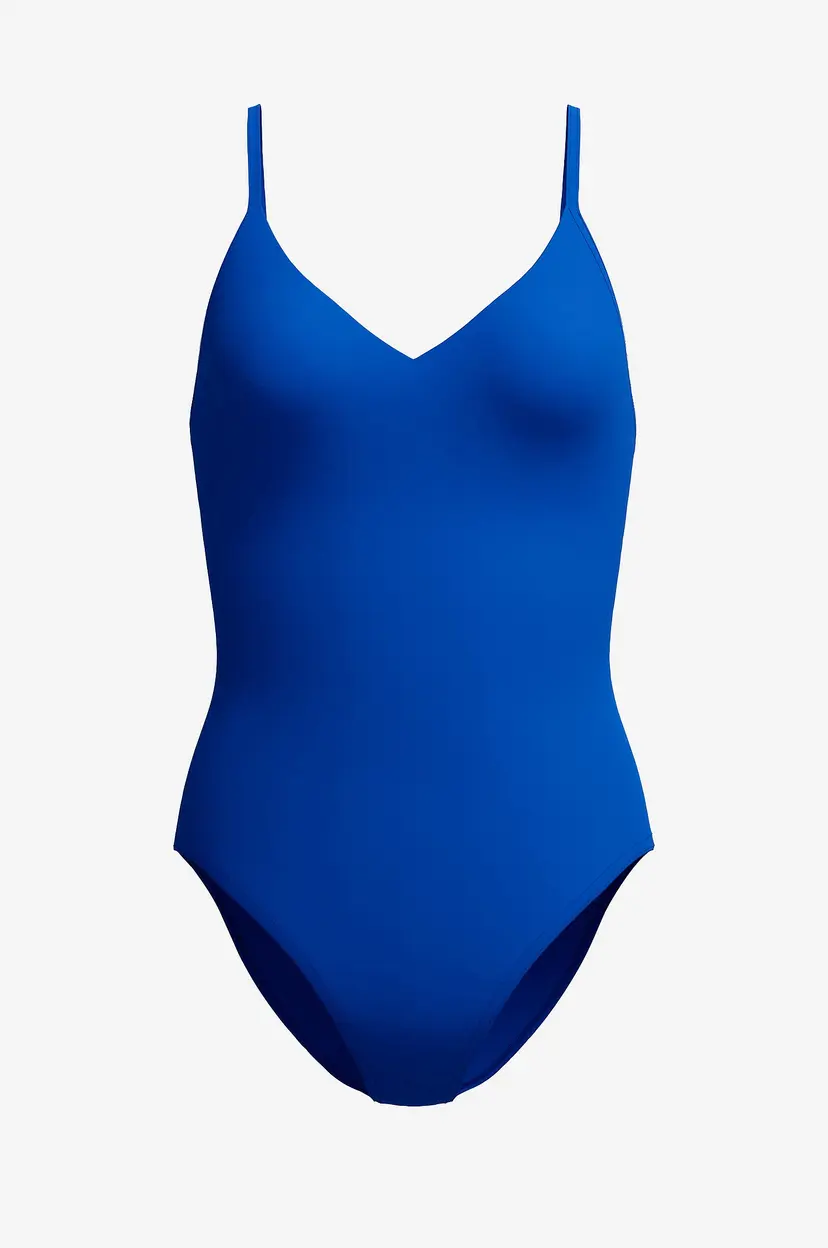 Speedo Badedrakt Solid V-neck One Piece - Blå