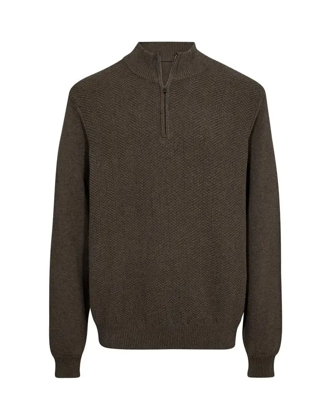 Gino Marcello Half zip knit modern fit
