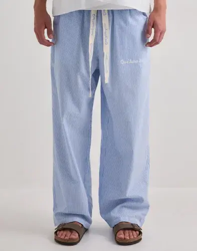 Que Sera Sera Que Sera Sera Shawn Stripe Pant Slacks Blå