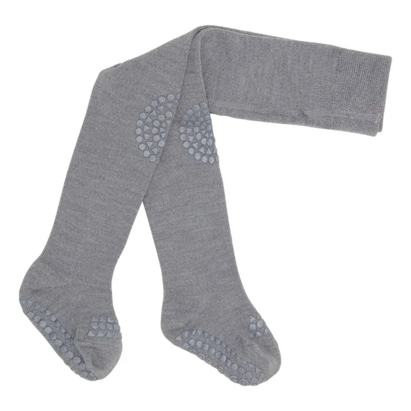 GoBabyGo GoBabyGo - Strømpebukse Ull Antiskli LV Grey Melange