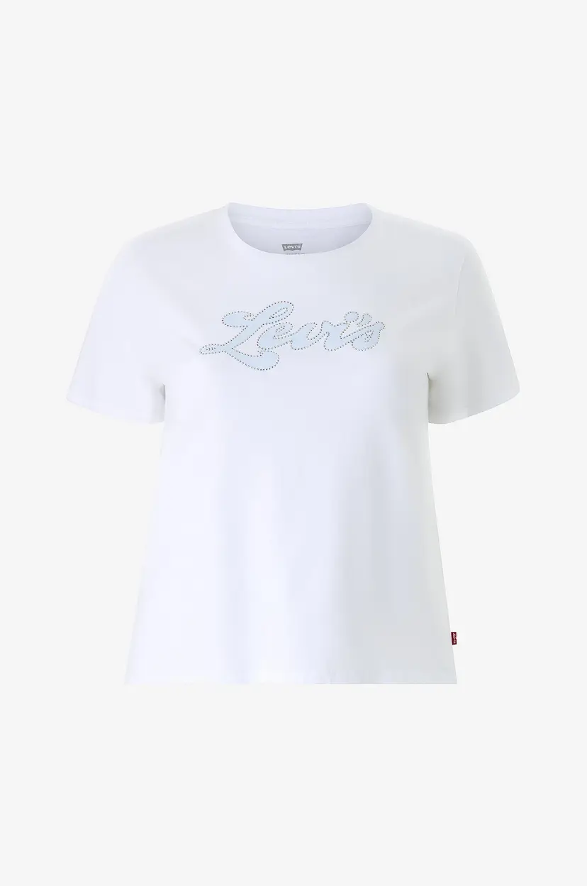 Levi's Plus T-skjorte PL Perfect Tee Plus Sportswear - Hvit