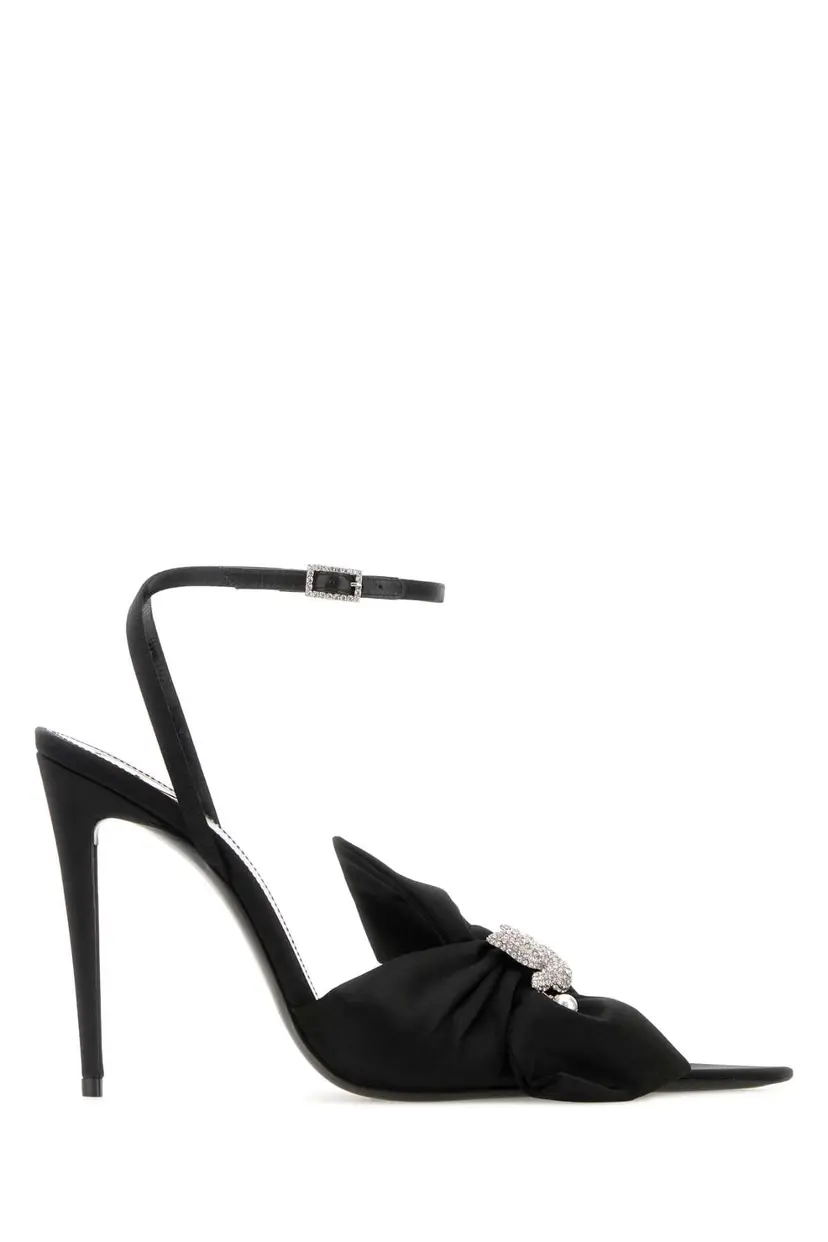 Saint Laurent Saint Laurent Høyhælte sandaler – Svart