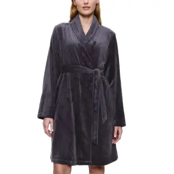 Triumph Triumph Fleece Robe Mørkgrå  polyester 36-38 Dame