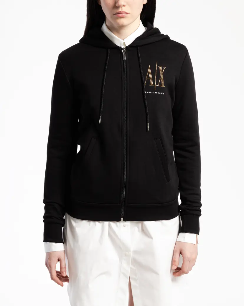 Armani Exchange Armani Exchange 8NYM21 Black Hooded jacket