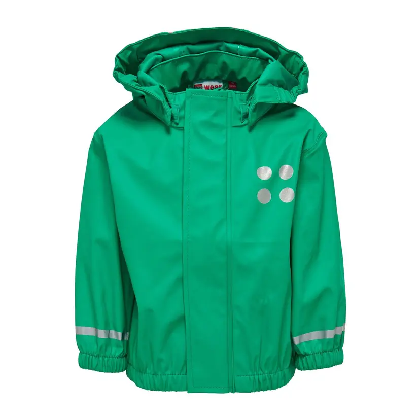 LEGO Kidswear LEGO Kidswear Iconic regnjakke Justice 101, Grønn