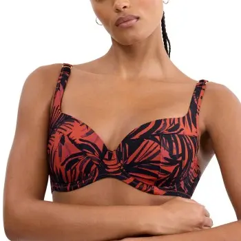 Triumph Triumph Summer Palm Wired Bikini Top Mixed C 38 Dame
