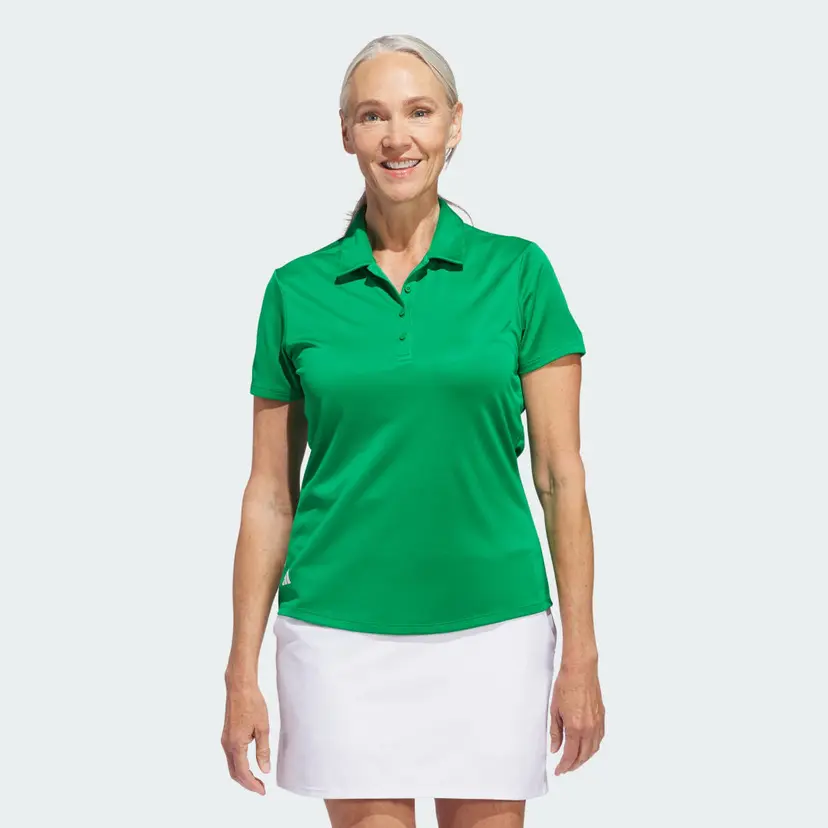 Adidas Women's Solid Performance Short Sleeve Poloskjorte