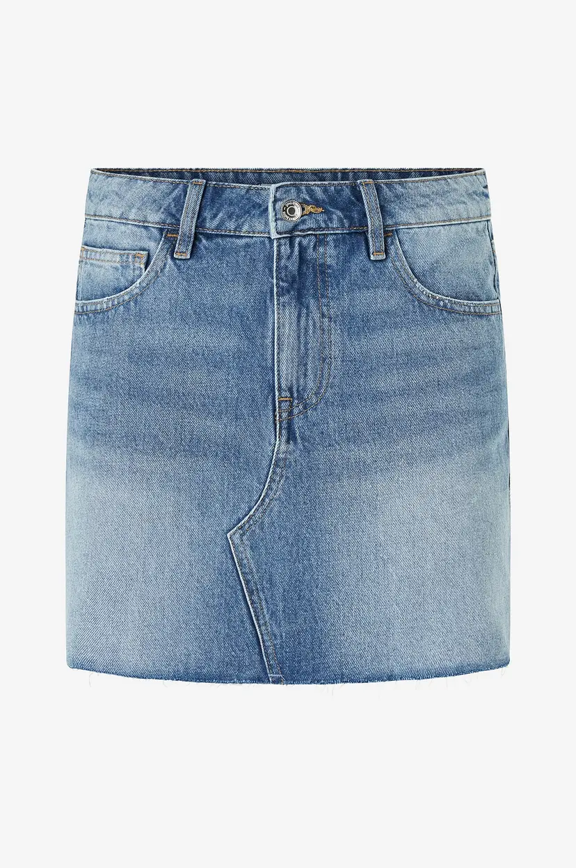Gina Tricot Denim skjørt Short Denim Skirt - Blå