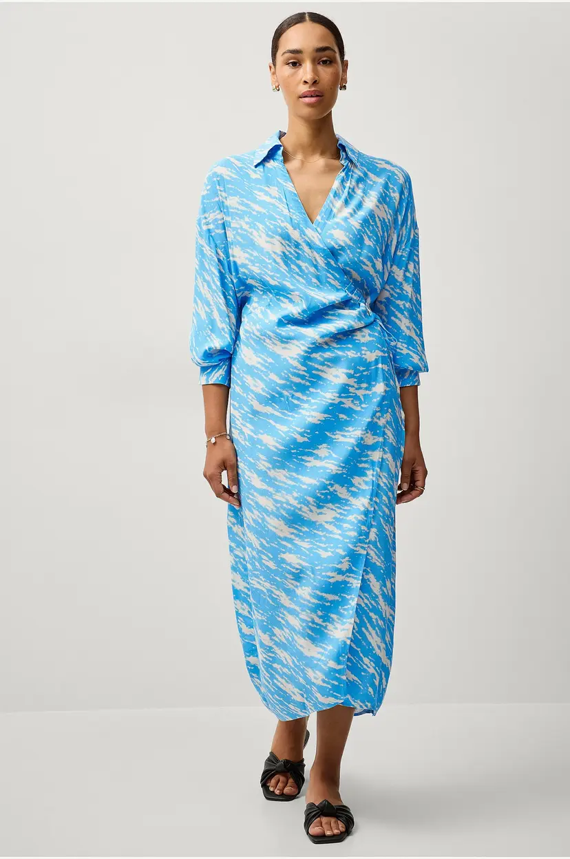Second Female Maxikjole Corbett Dress - Blå