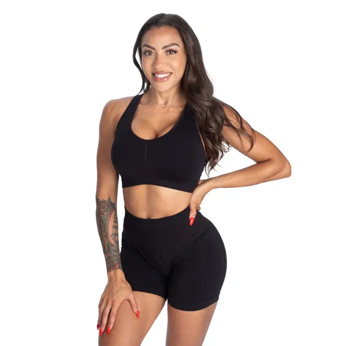 Better Bodies Scrunch Sports‑BH Svart