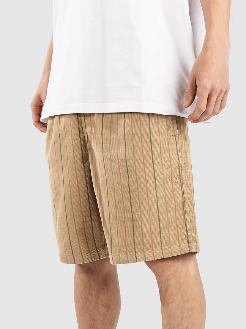 Vissla Vissla Rails Cord Eco 18" Elastic Shorts brun