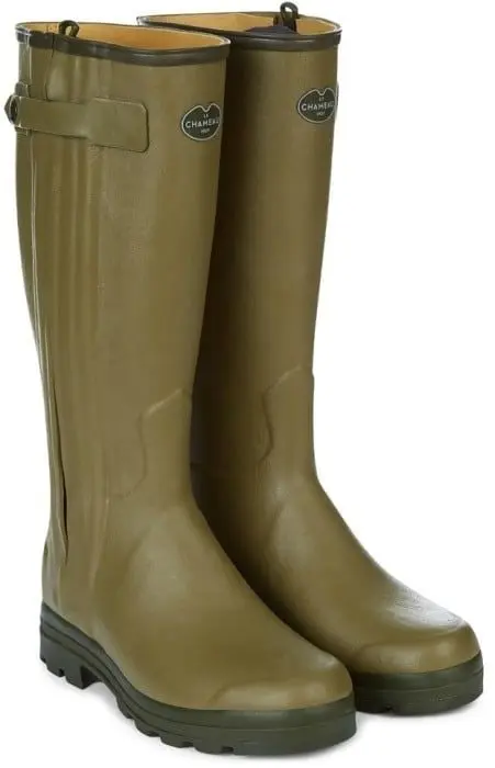 Le Chameau Le Chameau M's Chasseur Leather Lined Boot Green